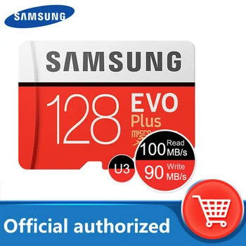 100% оригинальный Samsung карта памяти micro sd 128 ГБ флэш-карта памяти 100 МБ/с., объемом памяти 32 Гб или 64 ГБ cartao de memoria Class 10 UHS-I U3 4K 256 Гб TF карты