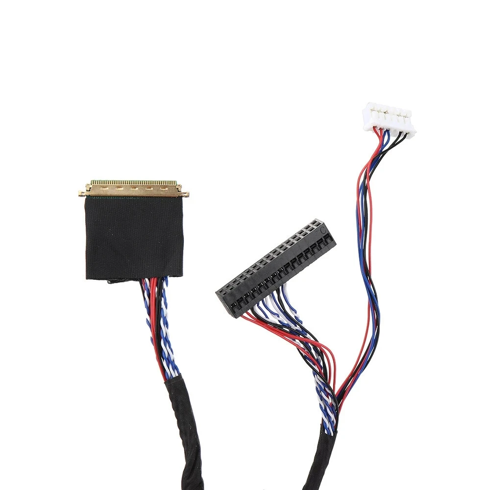 Universal 1Ch 8Bit 40Pins 0.5mm I-PEX20453 IPEX 20455 Notebook LED LCD LVDS Screen Cable for LCD DIY Modified display lvds cable adapter kit