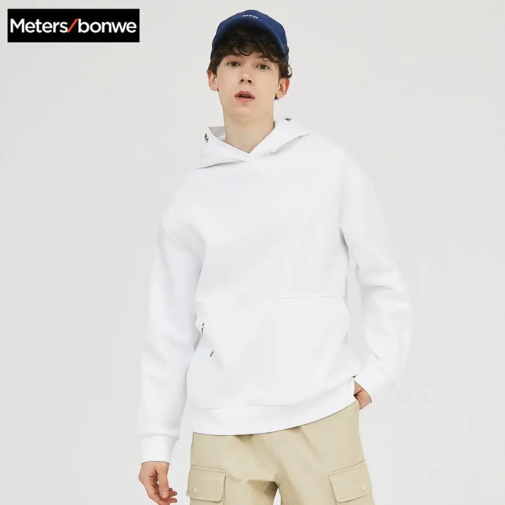 Metersbonwe 2020 New Basic Hoodies Male Hooded Sweatshirts High Quality Solid Colour Fashion Men Hoodies Leisure Streetwear Metersbonwe 2020 New Basic Hoodies Male Hooded Sweatshirts High Quality Solid Colour Fashion Men Hoodies Leisure Streetwear
