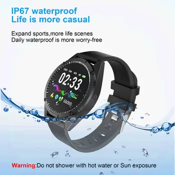 

G50 Multi Language Smart Watch Fitness Tracker Heart Rate Sport Waterproof Blood Pressure Wristband Tempered Mirror