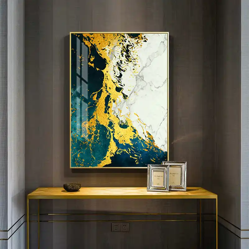 Cuadros Abstractos con impresión de un maravilloso Color, pintura