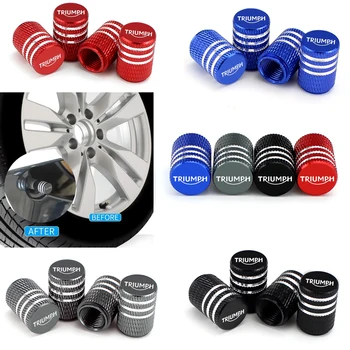

For Triumph Bonneville Tiger 800 Daytone 675 Street twin triple 765 1050 R Speed Explorer Tire Valve Stem Caps Cover Motorcycle