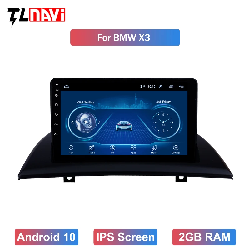9 дюймов Android 10 автомобиля GPS navi головное устройство плеер для 2004 2005 2006-2012bmw X3 E83 2.0i