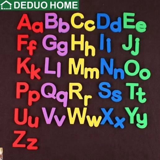 Домашний декор DEDUO английские верхушки низкие буквы магнитные наклейки цифровые