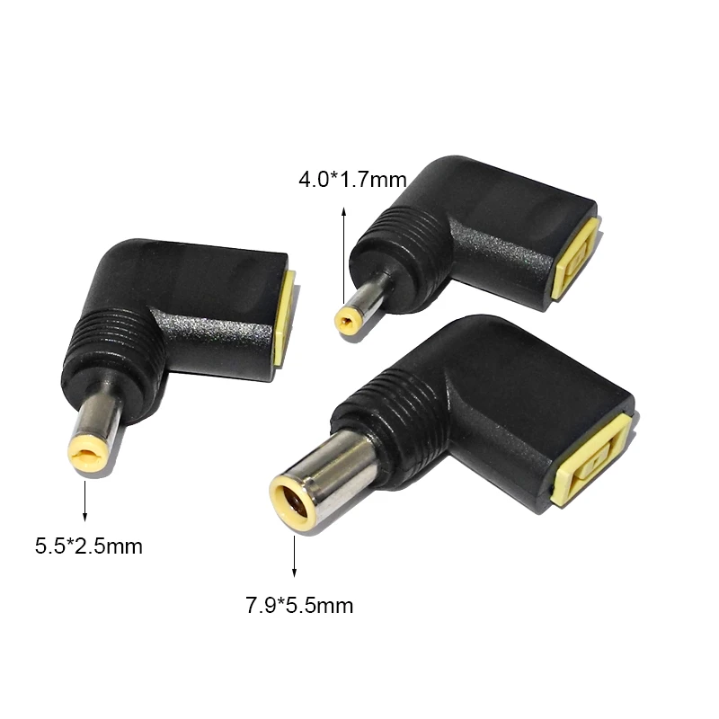 Adaptador de corriente para ordenador portátil, conector hembra de CC cuadrada a 5,5x2,5, 4,0x1,7, 7,9x5,5mm, Jack macho para Asus, Lenovo y Notebook|Conectores y cables de ordenador| - AliExpress