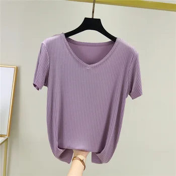 

LXS22 2020 new simple casual short-sleeved T-shirt bottoming shirt