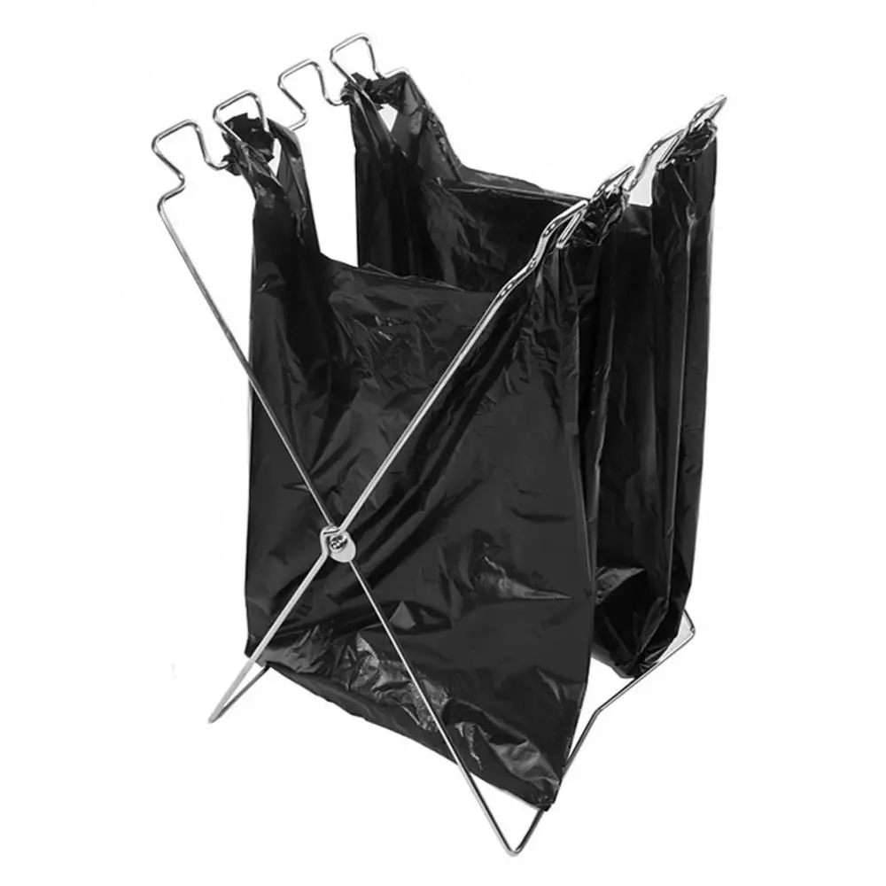 Support de sac poubelle extérieur portable, support de sac poubelle pliable,  porte-jonc de camping, T1 - AliExpress