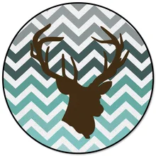 Лося полосы градиент белый фон круглый ковер Очиститель Супер мягчайший кухня коврики гостиная пледы коврики пол