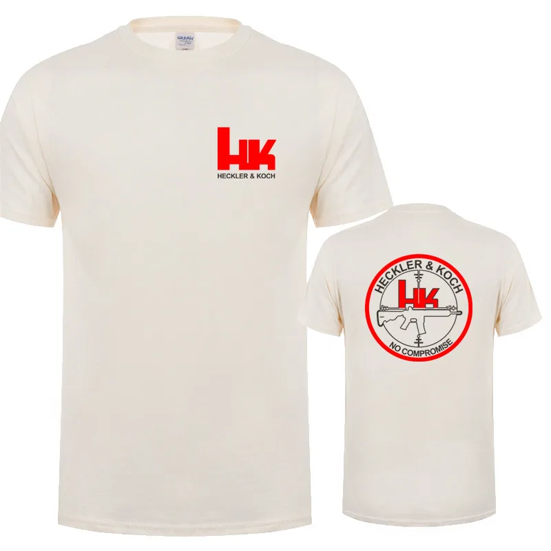 Hk Heckler Koch No Compromise Man T-shirt Cotton Cool Heckler Koch T Shirts Tops LH-229 4