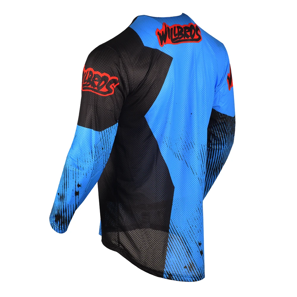 manga longa enduro offroad camiseta willbros ciclismo moto roupas para homem