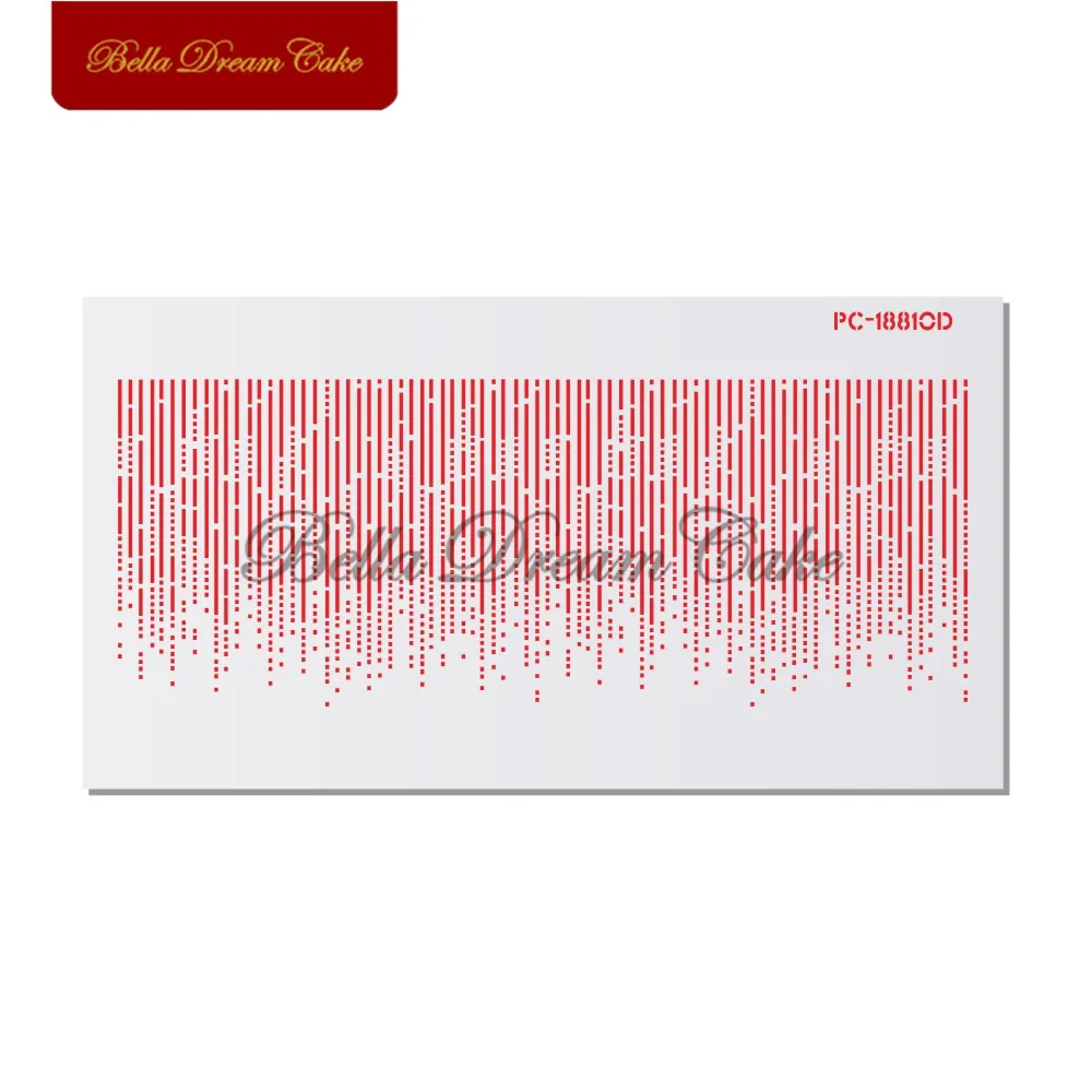 Glimmer Pattern Cake Stencil PET Lace Cake Boder Stencils Template DIY Drawing Cake Mold Cake Decorating Tools Bakeware