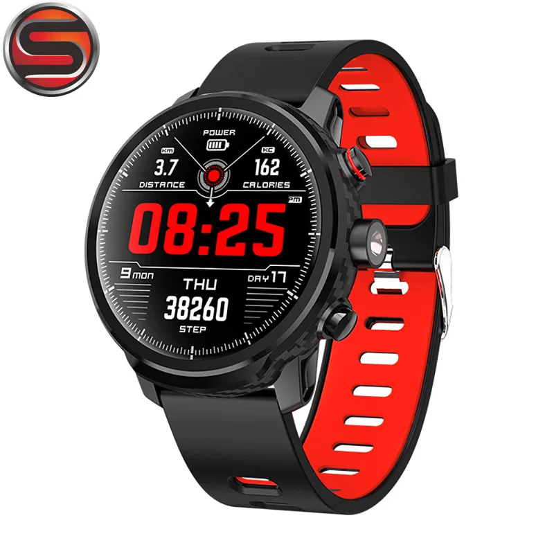 

L5 Smart Watch Men IP68 Waterproof Multiple Sports Mode Heart Rate Weather Forecast Bluetooth Smartwatch Standby 100 Days G21
