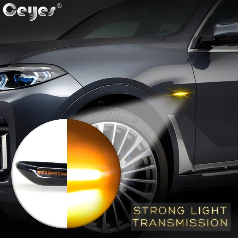 Ceyes-�ڵ��� ���� Led ���� ����, ���̳��� ���̵� ��Ŀ, ���� ���õ�, Bmw E90, E60, E36 ��, �ڵ� ���� ������ �׼�����, 2 ��