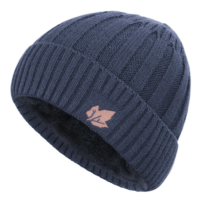 Navy-2 2 шт. шарф шапка зимняя вязаная шапка горох мужской шарф Skullies шапка зимняя шапка M& s. Мужская шляпа Gorras Шляпа Маска Шляпа - Цвет: Navy-2