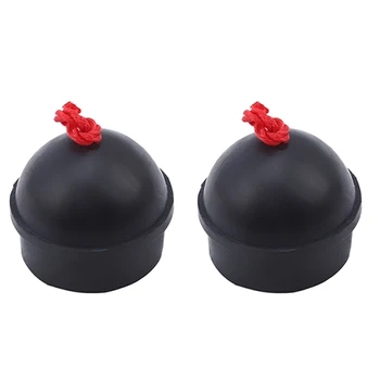 

2pcs Cap Snooker Easy Apply With Rope Cue Chalk Holder Sports Mini Rubber Pool Billiards Powder Accessories Portable