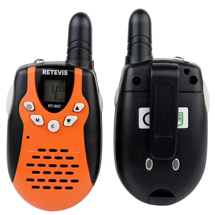 2pcs Children Walkie Talkie 0 5W PMR Radio PMR446 FRS VOX with Rechargeable Battery 2 Way 4