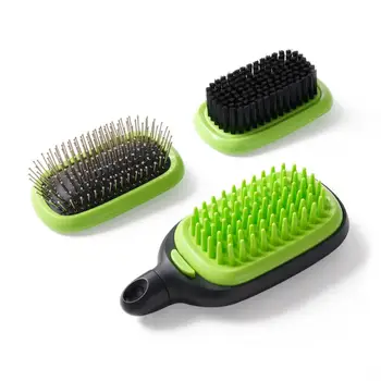 

Mewoofun Pet Brush Set 3 in 1 Slicker Comb Shedding Grooming Massage Cleaning Multi-Function for Dogs & Cats