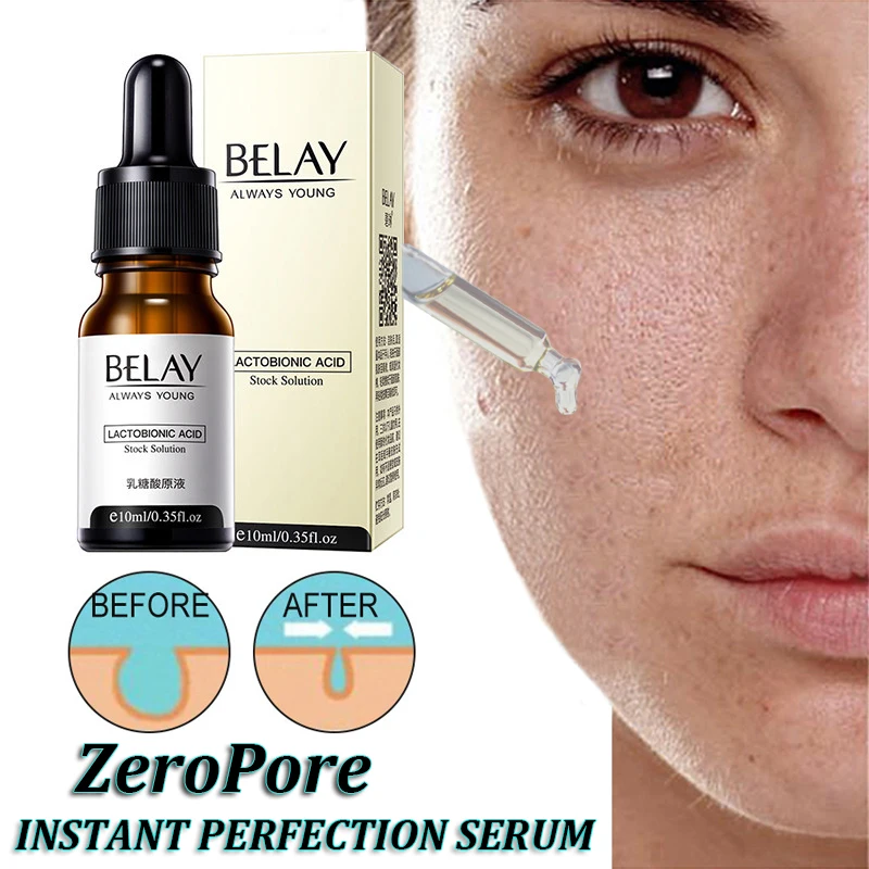 Zero Pore сыворотка мгновенного совершенства лактобионическая кислота Сыворотка