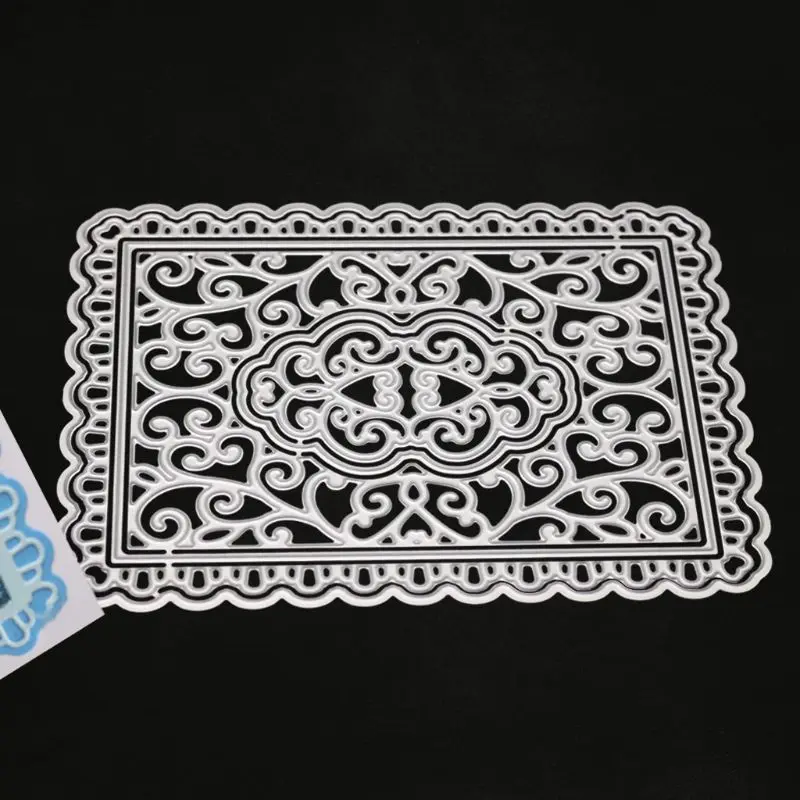 

Invitation Lace Metal Cutting Dies Stencil DIY Scrapbooking Album Stamp Paper Card Embossing Decor Craft
