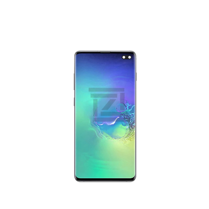 Для samsung Galaxy S10 lcd G973 S10 Plus G975 кодирующий преобразователь сенсорного экрана в сборе с рамкой