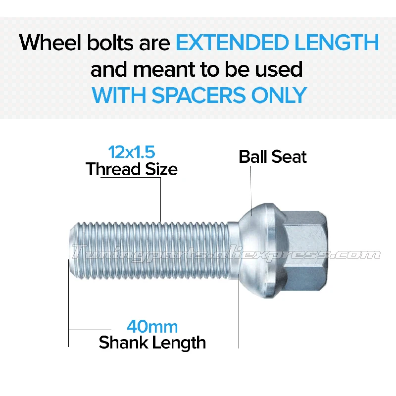 wheel lug bolts  (6)