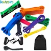 Fitness Band Pull Up Elastic Bands Rubber Resistance Loop Power Band Set 1
