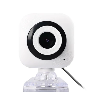 

For PC Plug And Play USB Webcam Clip On Digital Home Office Online Chatting Conference With Microphone 480P 30fps Computer