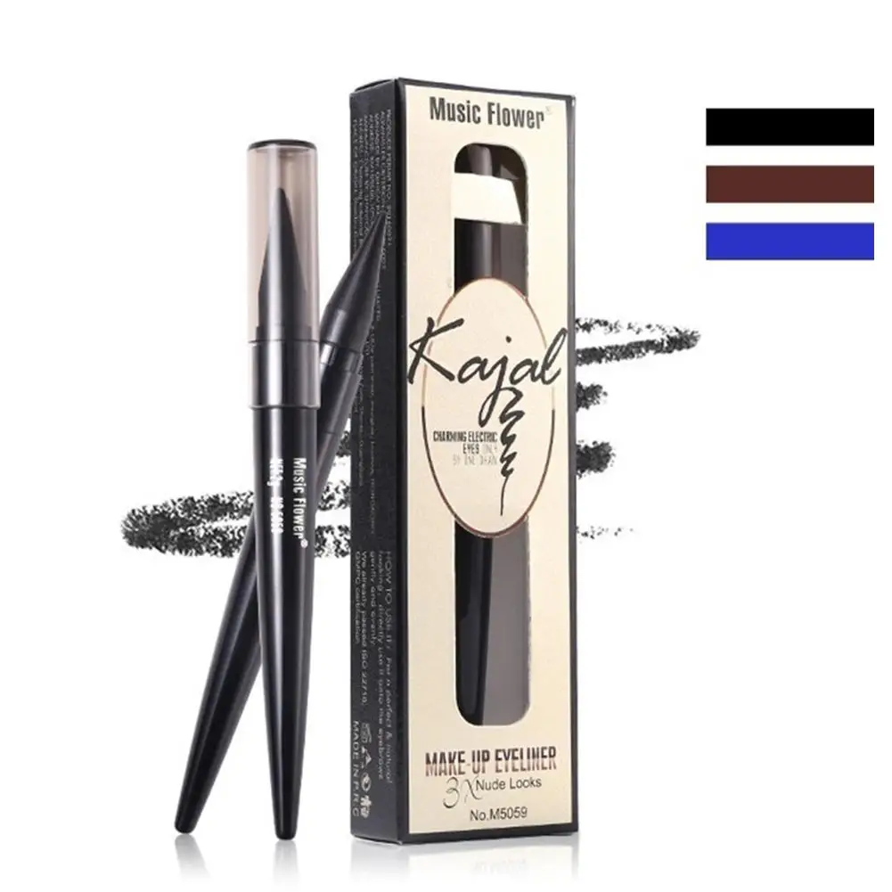 

Music Flower Women Waterproof Non Smudge Eyeliner Gel Pen Long Lasting Makeup