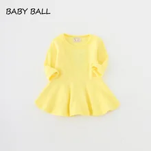 Зимнее платье для малышей, бархатная одежда для новорожденных мягкий хлопковый костюм ярких цветов платье для дня рождения на возраст от 0 до 3 лет платье для девочек