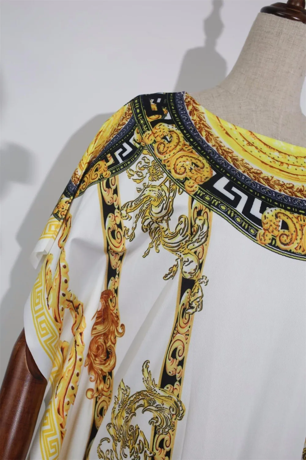 Африканский дизайн принт абайя Дашики платье свободная накидка "летучая мышь" мусульманский Базен Длинное Макси халат платья Африка Дашики традиционный