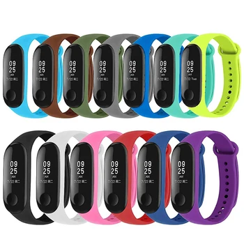 

13Pcs/Set Colorful Silicone Wrist Strap Band For Xiaomi Mi Band 3/4 Smart Bracelet Wristband Replacement Wrist Strap Accessories