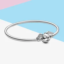 Новинка,, 1:1,, серебро 925 пробы, potter, европейский стиль, Moments Snitch, застежка, браслет, браслеты F012