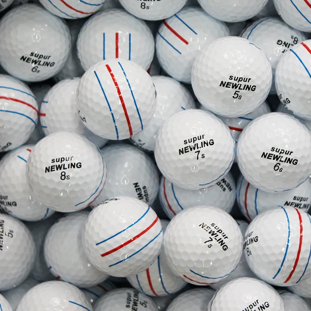 Balle de golf avec logo personnalisé pour golfeur longue distance, pratique  professionnelle, IkSupur, entraînement en plein