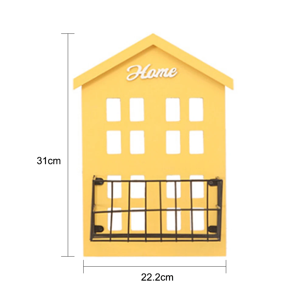 Настенный для ключей держатель Органайзер для Entryway кухня офисная Почта Письмо держатель для дома в форме стойки деревянный ключ стеллаж для хранения
