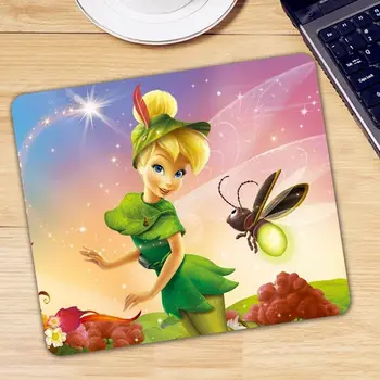 

Cartoon Tinker Bell Gaming Mouse Pad Desk Keyboard Rectangle Mause Mice Mat Anti-slip Natural Rubber PC Computer Gamer Mousepad
