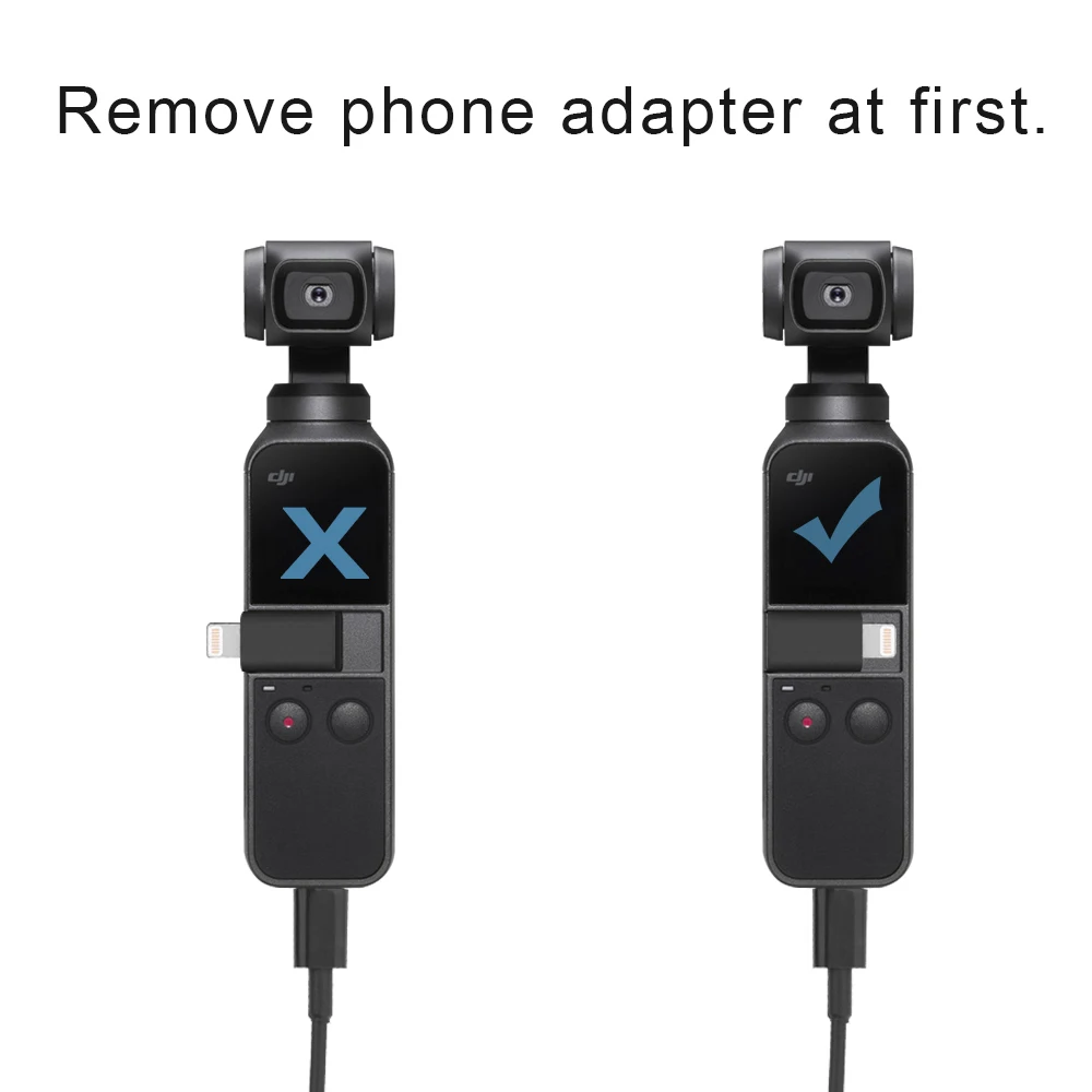 Для DJI OSMO Карманный удлинитель шест палка для селфи ручной карданный стабилизатор с кронштейном для телефона зажим кабель для телефона type-C