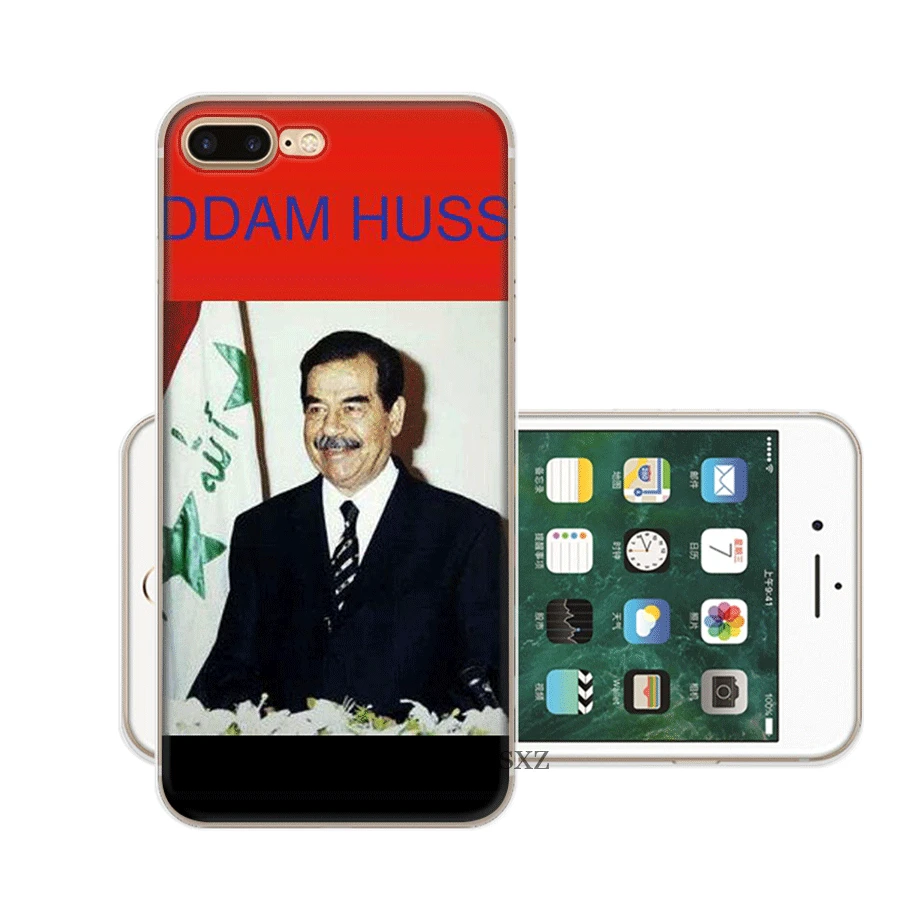 Мобильный чехол для iPhone X XS Max XR 6 6S 7 8 Plus 5 5S SE жесткий чехол Saddam Hussein irak Smart Shell - Цвет: 10