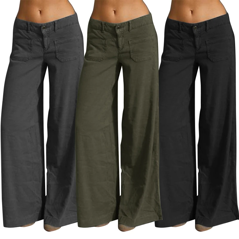 2022 ZANZEA Ƽ  ̵      ư Ʈ   ΰ  Pantalon 7
