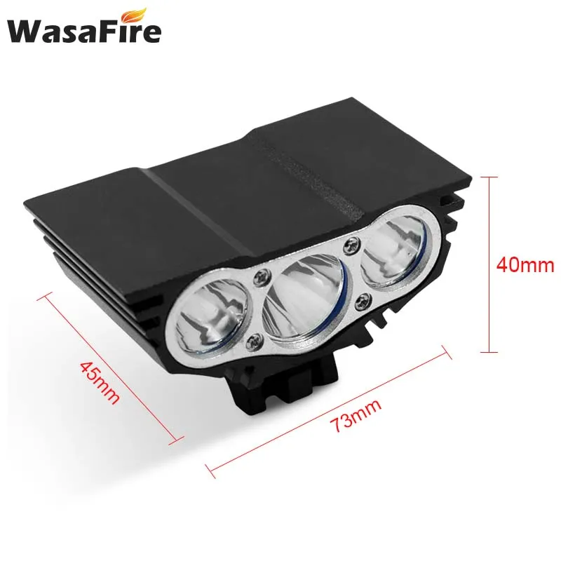 WasaFire Hot X3 велосипедный светильник 6000 люмен 4 режима XM-L T6 светодиодный велосипедный передний светильник батарейный блок+ зарядное устройство Аксессуары для велосипеда