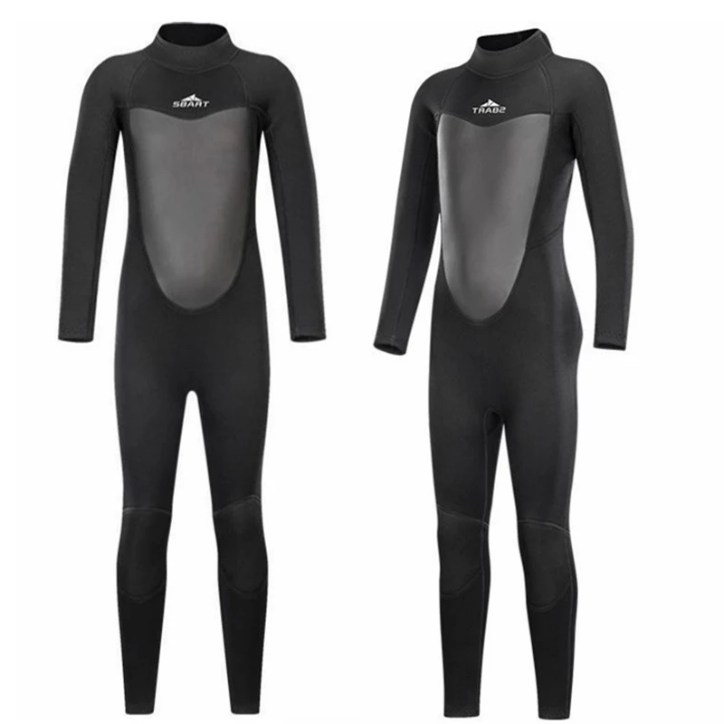 

SBART's 2MM New Children's Jellyfish Sun Block Suit Long Sleeve One-Piece Quick-Drying Snorkeling Wetsuit