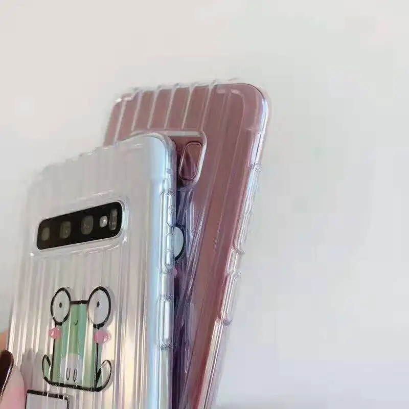 Супер сладкий зоо животных Пара Прозрачный чемодан чехол для samsung S8 S9 S10 Plus Note 9 Note 10 Pro Чехол для huawei P20 P30 pro