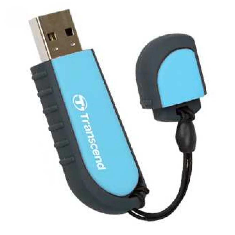 Флэш накопитель 32GB JETFLASH V70 (Blue) обрезиненный с крышкой|USB флэш-накопители| |