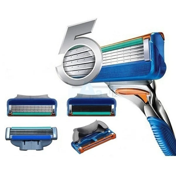 New Upgraded High Quality 5 layer Razor Frame Combination Men s Razor Blade 4 8 12pcs 4