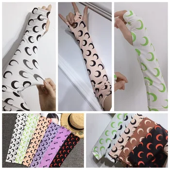 

2020 Summer Cool Moon Pattern Sleeve for Sun Protection Female Arm Guard Arm Sleeve for Driving UV Protection Women