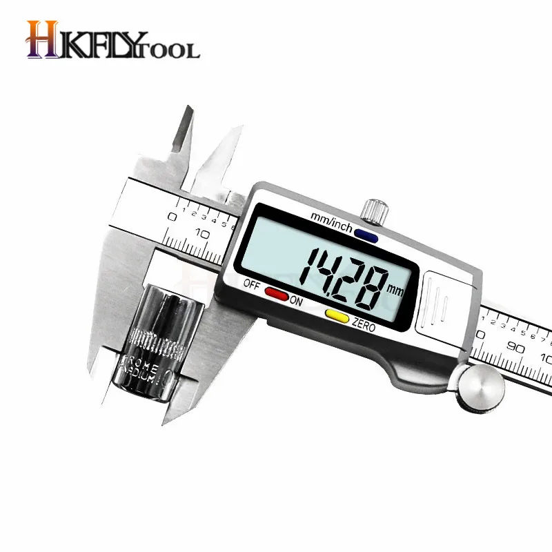 LL-LL Metal Stainless Steel Electronic Vernier Caliper Digital Caliper Digital Display Vernier Caliper 0-150mm Size : 0-150mm Calipers