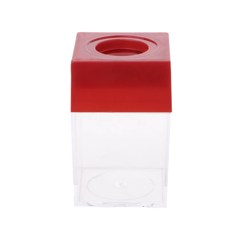

1Pc Magnetic Clip Dispenser Paper Holder Square Box Case Random Color
