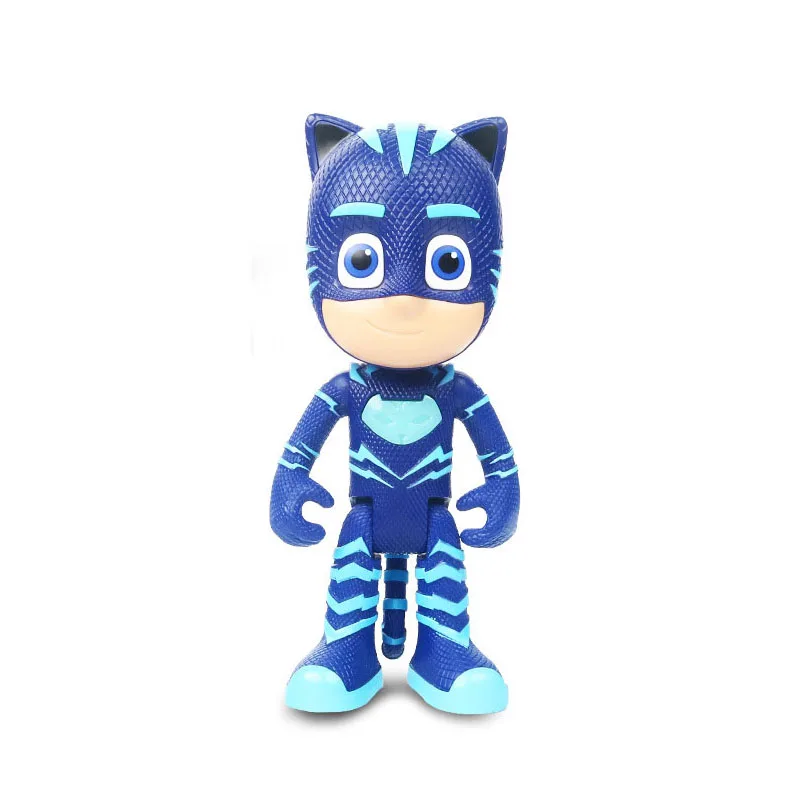 Pj маска мультяшная фигурка Juguete Catboy Owlette Gekko Кнопка излучает звук свет PJ Маски фигурки подарок на день рождения игрушки для детей S32