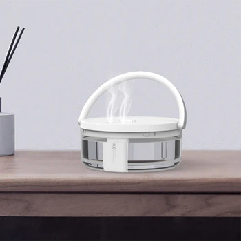 

1.2L Humidifier Mini Air Purifier with LED Light Double Spray Air Humidifier Atomizer Large Capacity for Home Office