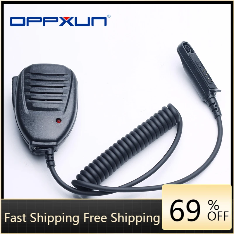 BaoFeng-Micrófono de altavoz a prueba de agua para walkie-talkie, 100% Original de 2020 UV-9R, práctico, para Baofeng BF-A58, UV9R, BF-9700, S56