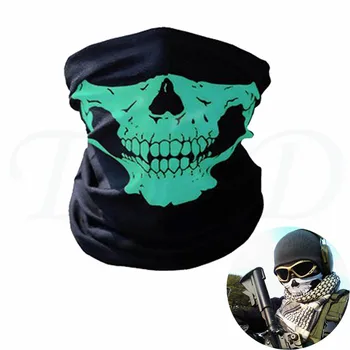 

Motorcycle Neck Warmer Face Mask Ski Skull Half Face Mask Halloween Ghost Scarf for Ducati Yamaha kawasaki Honda Suzuki KTM BMW